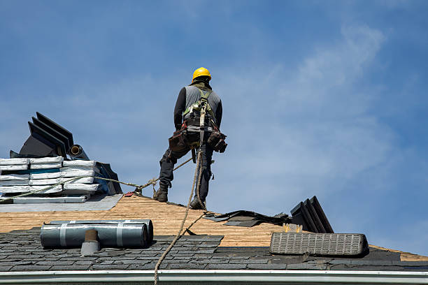 Professional Roofing technician working in Wampum, PA